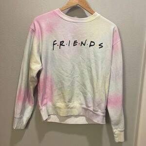 Nwot Friends tie dye woman’s sweatshirt